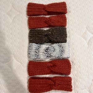Hand knit winter headbands
